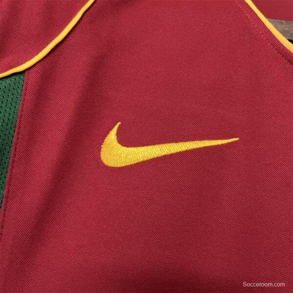 2002 Retro Portugal Home Jersey - Image 5