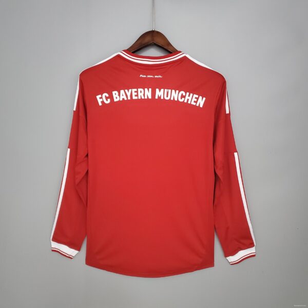 Retro long sleeve Bayern Munich 12/13 Champions League home Soccer Jersey - Image 2