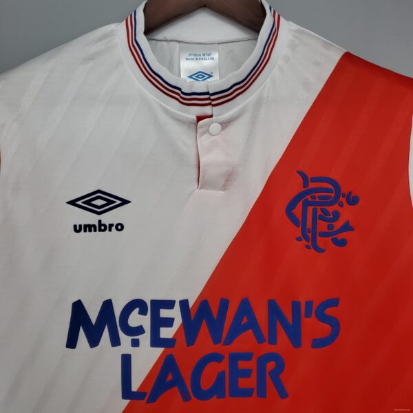 Retro  87/88 Ranger Away Jersey - Image 7
