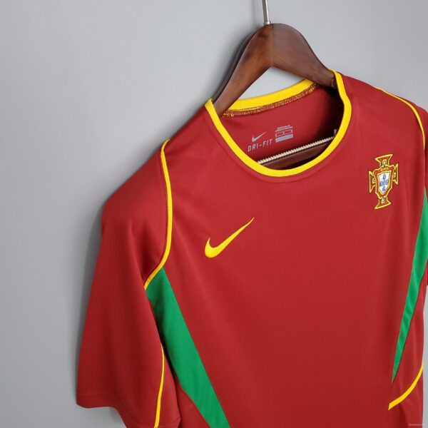 Retro Portugal 2002 home Soccer Jersey - Image 5