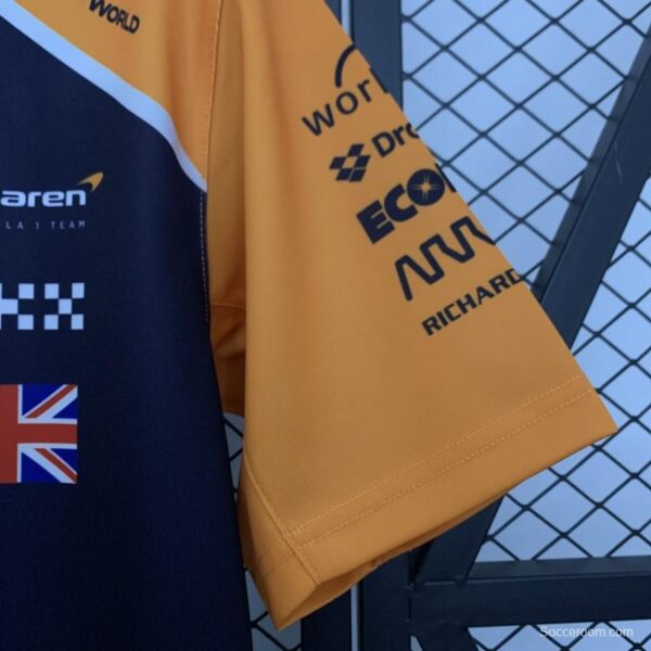 2025 F1 Formula Orange/Navy Mclaren Norris Jersey - Image 5