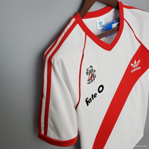 Retro 1986 River Plate home Soccer Jersey - Image 3