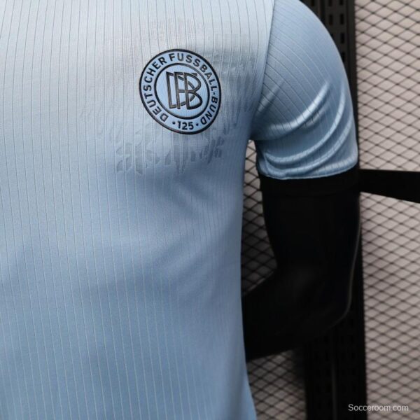 Player Version 2025 Germany 125Th Anniversary Light Blue with Adidas Retro Design Jersey - Image 5
