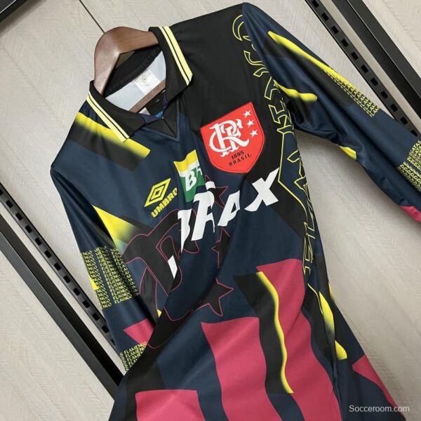 Retro1997/98 Flamengo Black Goalkeeper Long Sleeve Jersey - Image 7