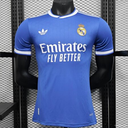 Player Version 25/26 Real Madrid Third Blue Jersey