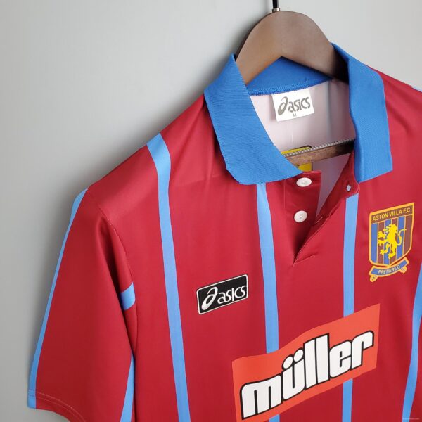 Retro 93/95 Aston Villa home Soccer Jersey - Image 5