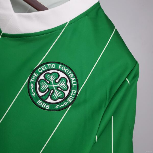 Retro 84/86 Celtic home Soccer Jersey - Image 6