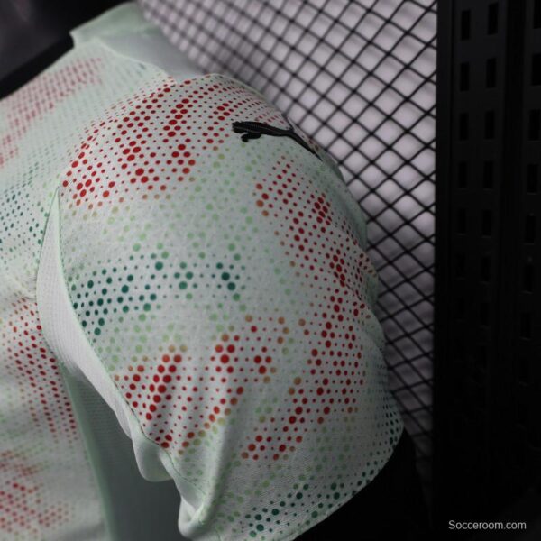 Player Version 2025 Portugal Away Mint Green Jersey with Graphic Pattern - Image 9