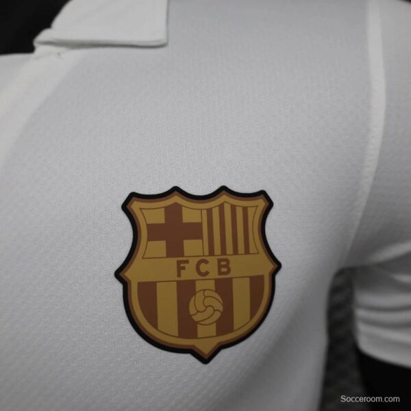 24/25 Player Version Barcelona Kopa Trophy Lamine Yamal Polo Jersey - Image 3