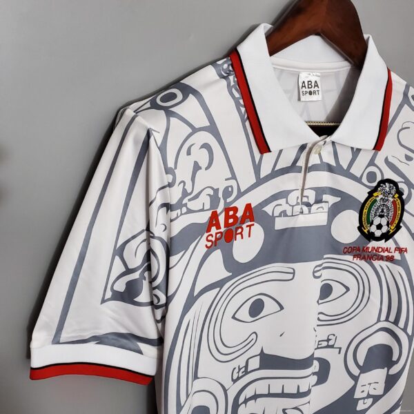 Retro 1998 Mexico away Soccer Jersey - Image 4