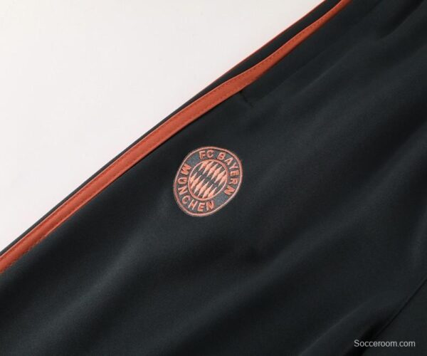 24/25 Bayern Munich Black/Green Full Zipper Jacket +Long Pants - Image 5