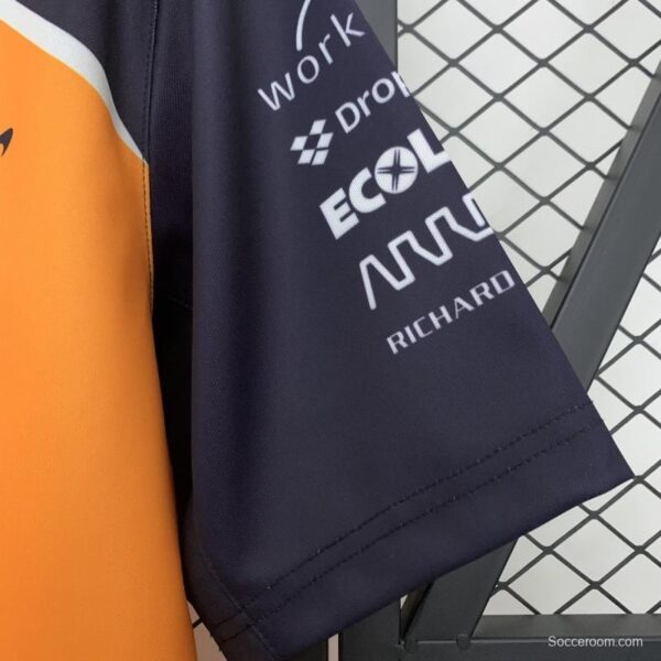2025 Polo F1 Formula Orange Mclaren Norris Jersey - Image 5