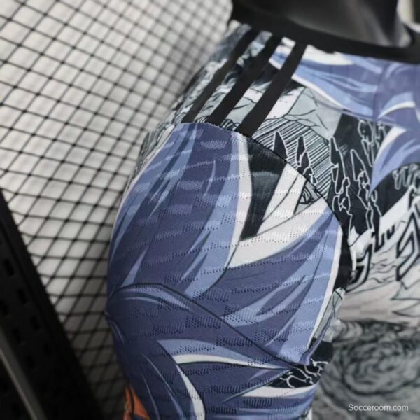 Player Version 2025 Japan White with Dragon Ball Goku Graphic Jersey - Image 9