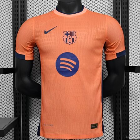 25/26 Player Version Barcelona Orange 125Th Anniversary Jersey
