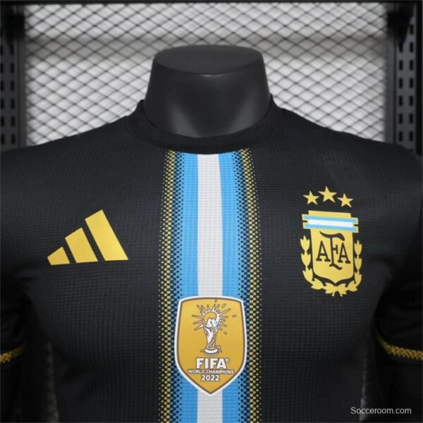 25/26 Player Version Argentina Black Special Concept Jersey - Image 2