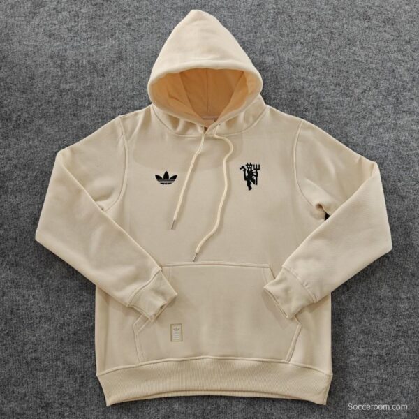 24/25 Manchester United Navy/Red/Black/Beige/Grey Hoodie WIth Black Badge - Image 8