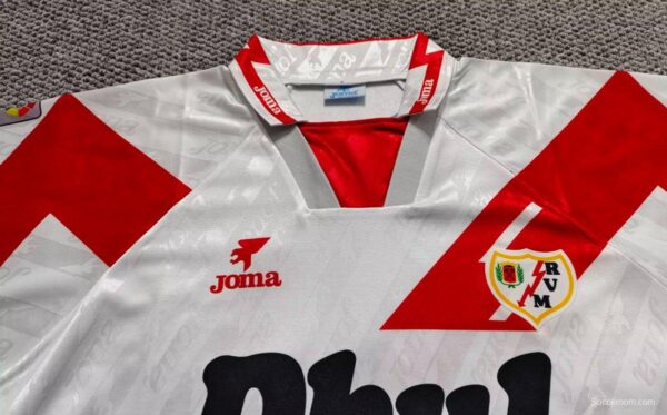 Retro 95/96 Rayo Vallecano Home Jersey - Image 3