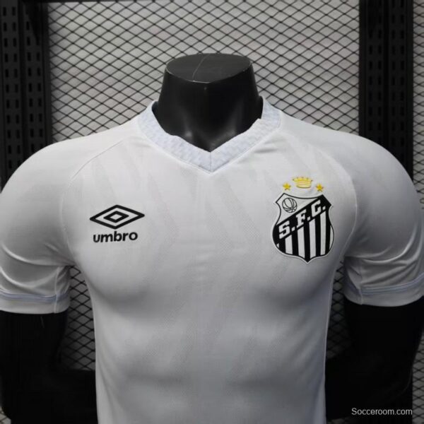 Player Version 25/26 Santos Home Jersey Without Sponsors - Image 3