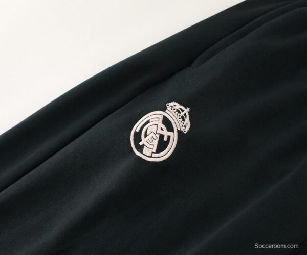 24/25 Real Madrid Light Yellow Hoodie Jacket +Long Pants - Image 5