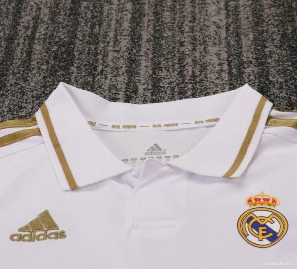 Retro Kids 11/12 Real Madrid Home Jersey - Image 5