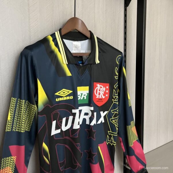Retro1997/98 Flamengo Black Goalkeeper Long Sleeve Jersey - Image 6