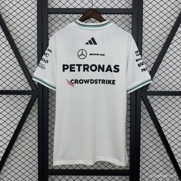 2025 F1 Formula AMG White T-Shirt - Image 4