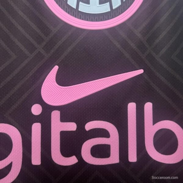 24/25 Inter Milan Black With Pink Snake Jersey - Image 6