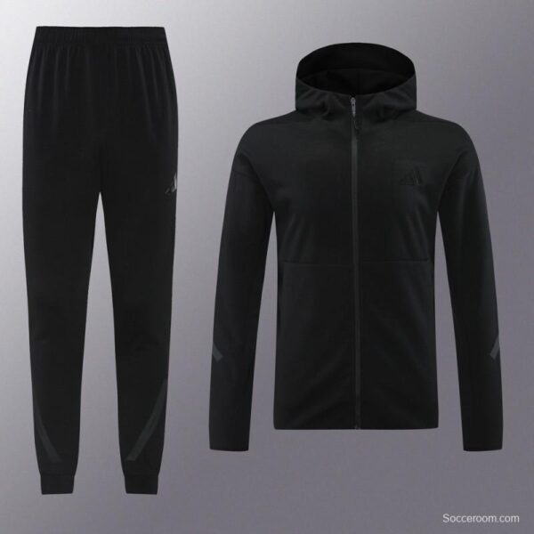 2024 Adidas Black Hoodie Full Zipper Jacket +Long Pants - Image 15