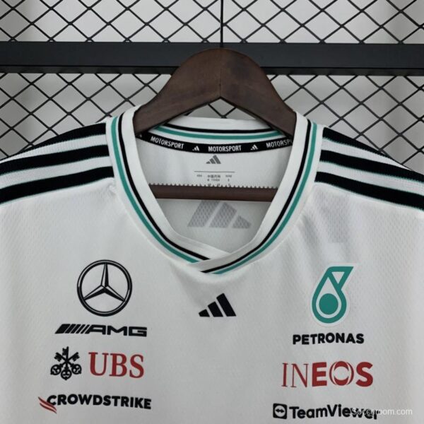 2025 F1 Formula AMG White T-Shirt - Image 2