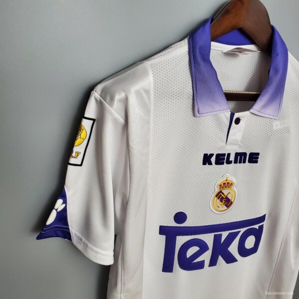 Retro Real Madrid 97/98 home Soccer Jersey - Image 3