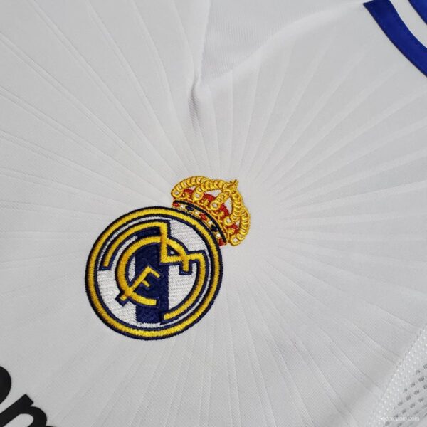 Retro Real Madrid 10/11 Long sleeve home Soccer Jersey - Image 3