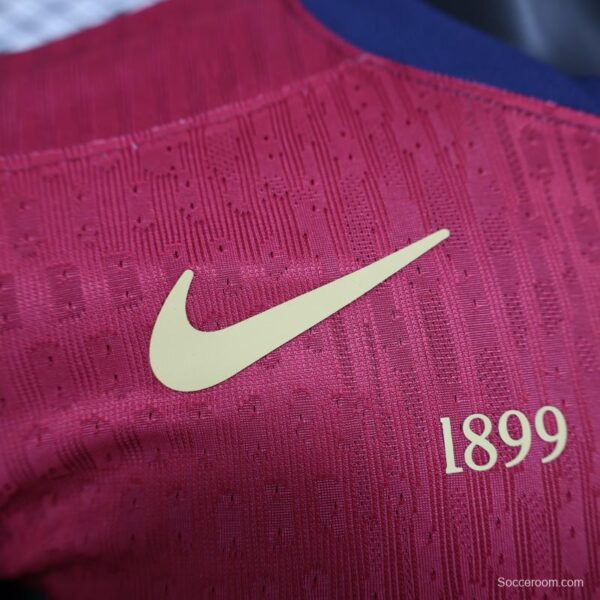 Player Version 24/25 Barcelona Home 125Th Anniversary 1899-2024 Printing Jersey - Image 8