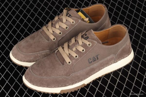 CAT FOOTWEAR/ CAT Carter 21SS autumn new vintage fashion shoes series leisure board shoes P720536 light coffee - Image 10