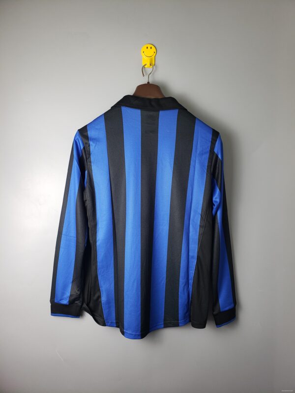 Retro 98/99 Inter Milan Home Long Sleeve Jersey - Image 5