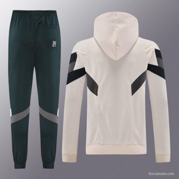 24/25 Real Madrid Light Yellow Hoodie Jacket +Long Pants - Image 13