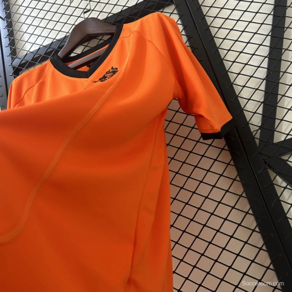 2000 Retro Netherlands Home Jersey - Image 8