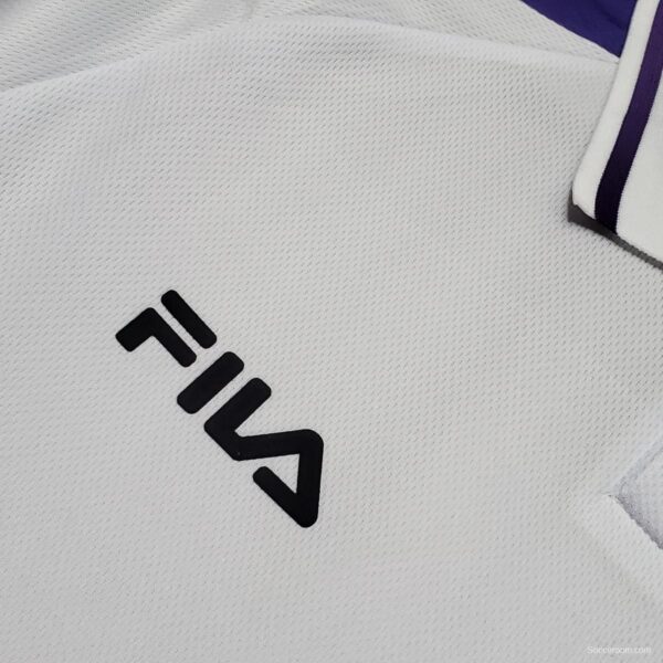 Retro 98/99 Fiorentina Away White Jersey - Image 6