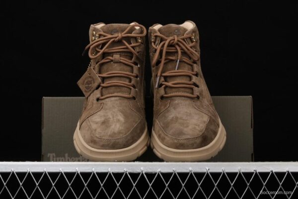 Timberland 21ss autumn and winter new mid-top casual shoes TB10033KHAKI - Image 5