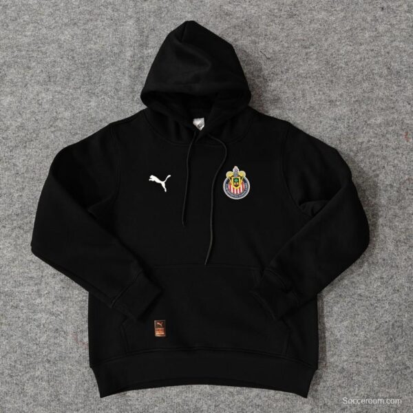 24/25 Chivas Guadalajara Navy/Red/Black/Beige/Grey Hoodie WIth Black Badge - Image 11