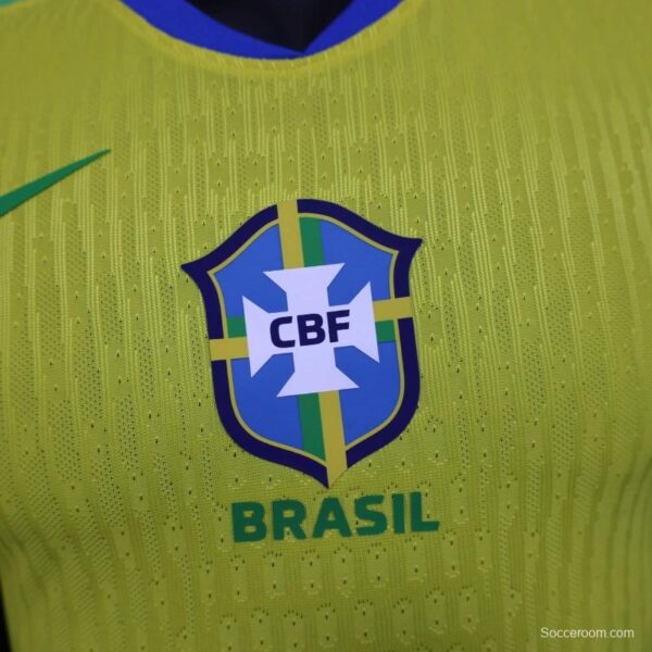 25/26 Player Version Brazil Yellow Jersey - Image 3