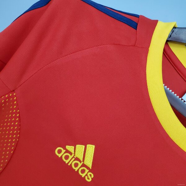 Retro Spain 2002 home Soccer Jersey - Image 9