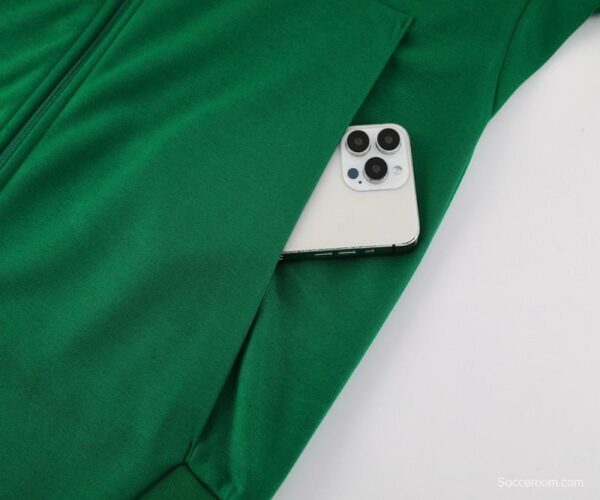 2024 Adidas Green Hoodie Full Zipper Jacket +Long Pants - Image 7