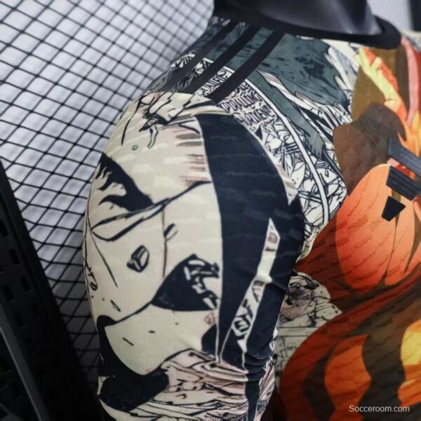 Player Version 2025 Japan White with Naruto Anime Character Graphic Jersey - Image 8