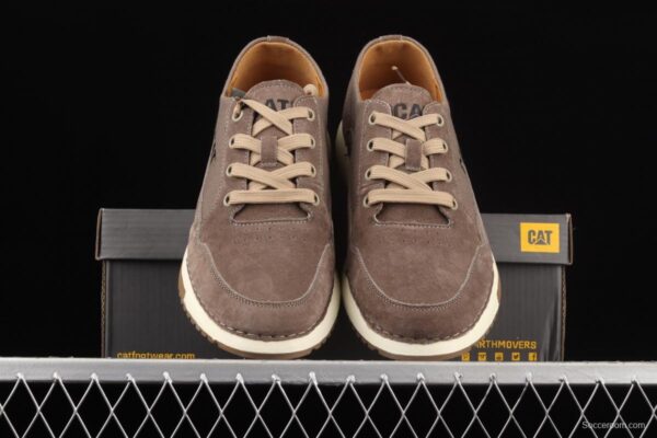 CAT FOOTWEAR/ CAT Carter 21SS autumn new vintage fashion shoes series leisure board shoes P720536 light coffee - Image 12