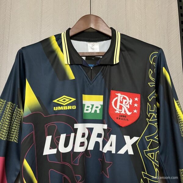 Retro1997/98 Flamengo Black Goalkeeper Long Sleeve Jersey - Image 2