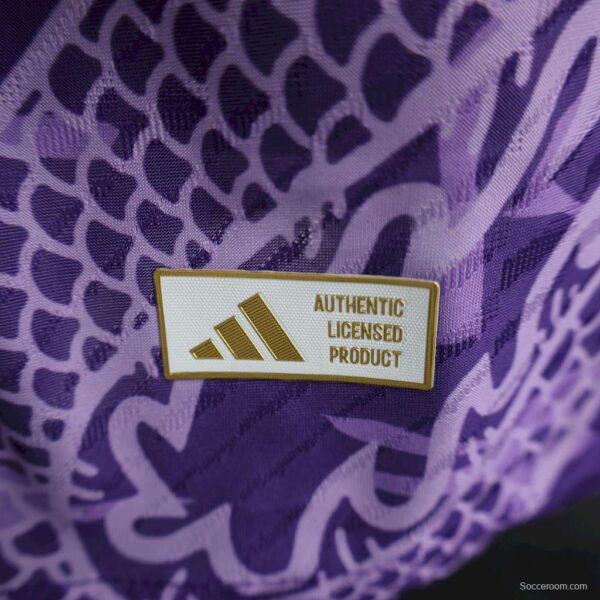 25/26 Player Version Real Madrid Purple Special Edition Jersey - Image 5