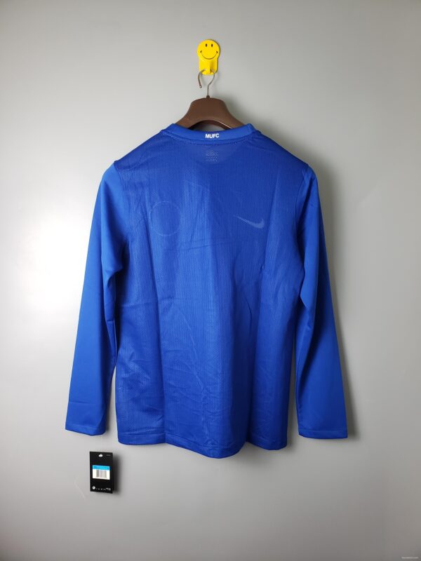 Retro 08/09 Manchester United Third Blue long sleeve Soccer Jersey - Image 8