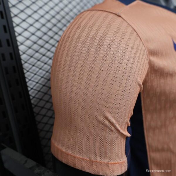Player Version 25/26 FC Barcelona Pink 125Th Anniversary Jersey with Spotify Sponsor and Navy Blue Accents - Image 12
