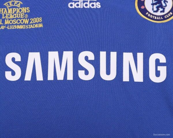 Retro Kids 07/08 Chelsea Home Champion Jersey - Image 3