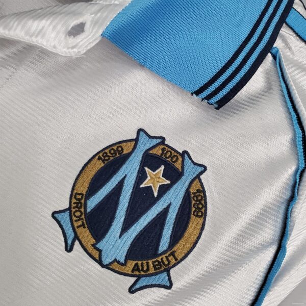 Retro 98/99 Marseille home Soccer Jersey - Image 8